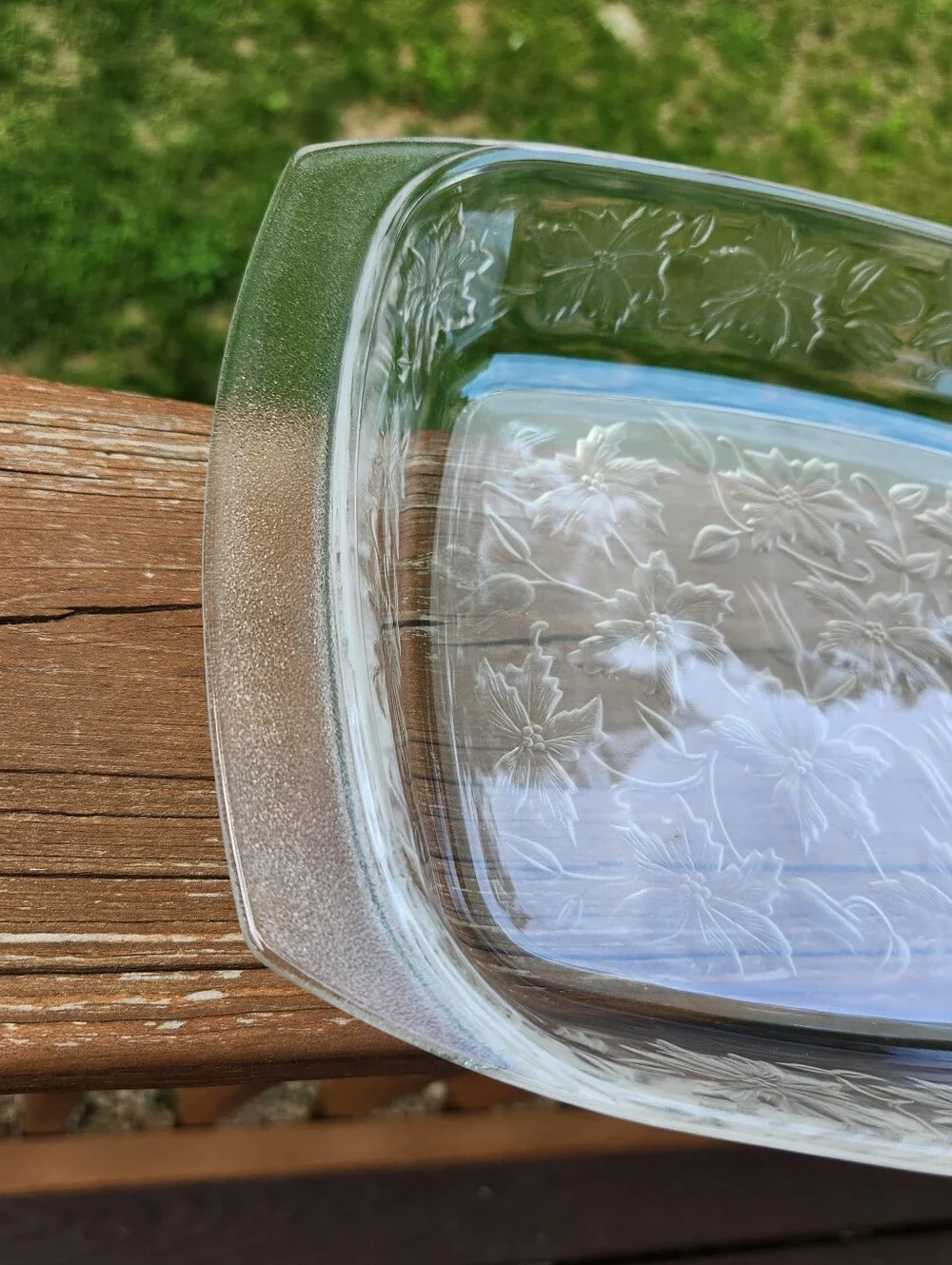 Princess House Fantasia #531 pressed glass 8.5